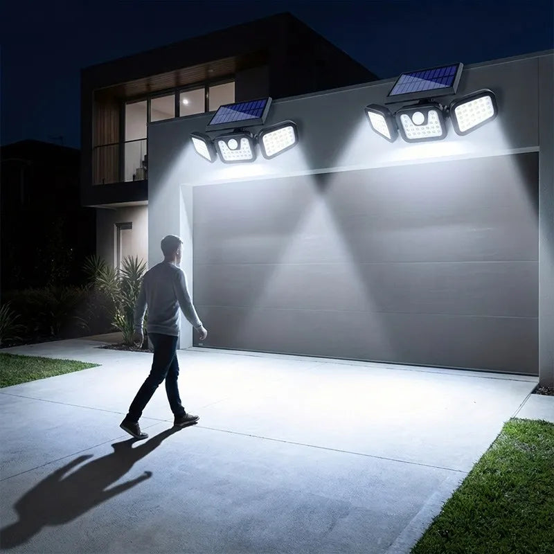 LUZ DE SEGURIDAD - ILUMINA Y PROTEGE TU HOGAR EN SEGUNDOS CON LA LUZ SOLAR - Compre 1 y leve 2 🔥