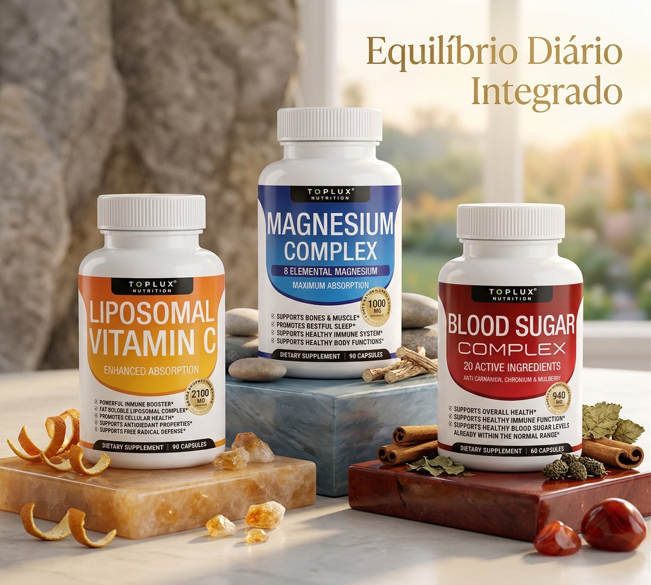 COMBINACIÓN DE VITAMINAS  SUGAR E VITAMIN C TOPLUX