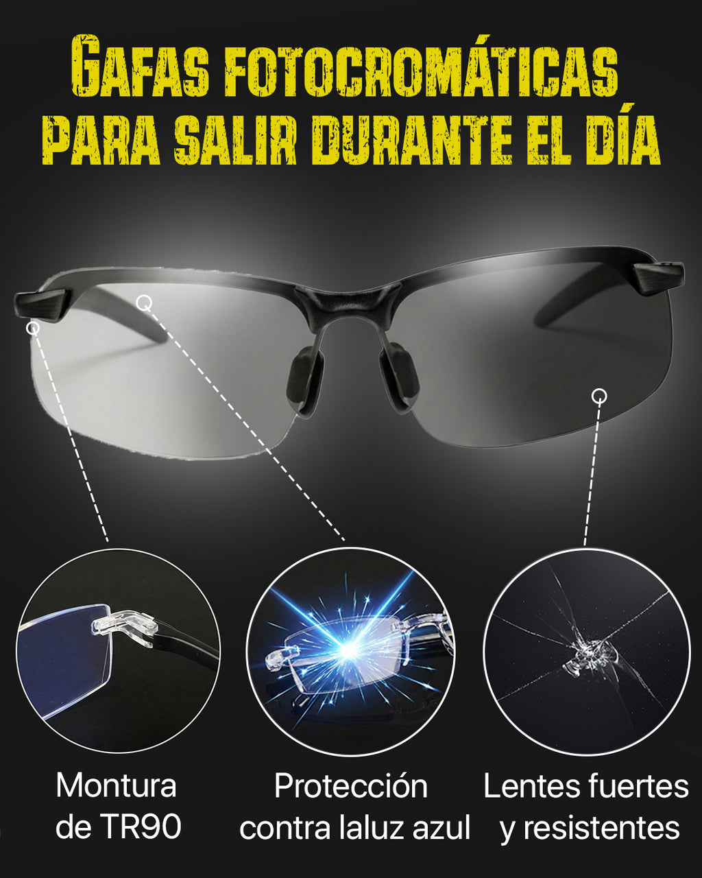 400 UV ☀️ Gafas Fotocromáticas