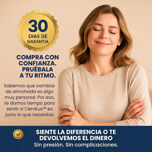 PAGA 1 y LLEVASE 4 - Almohada CerviLux™  Redescubre el placer de despertar sin dolores