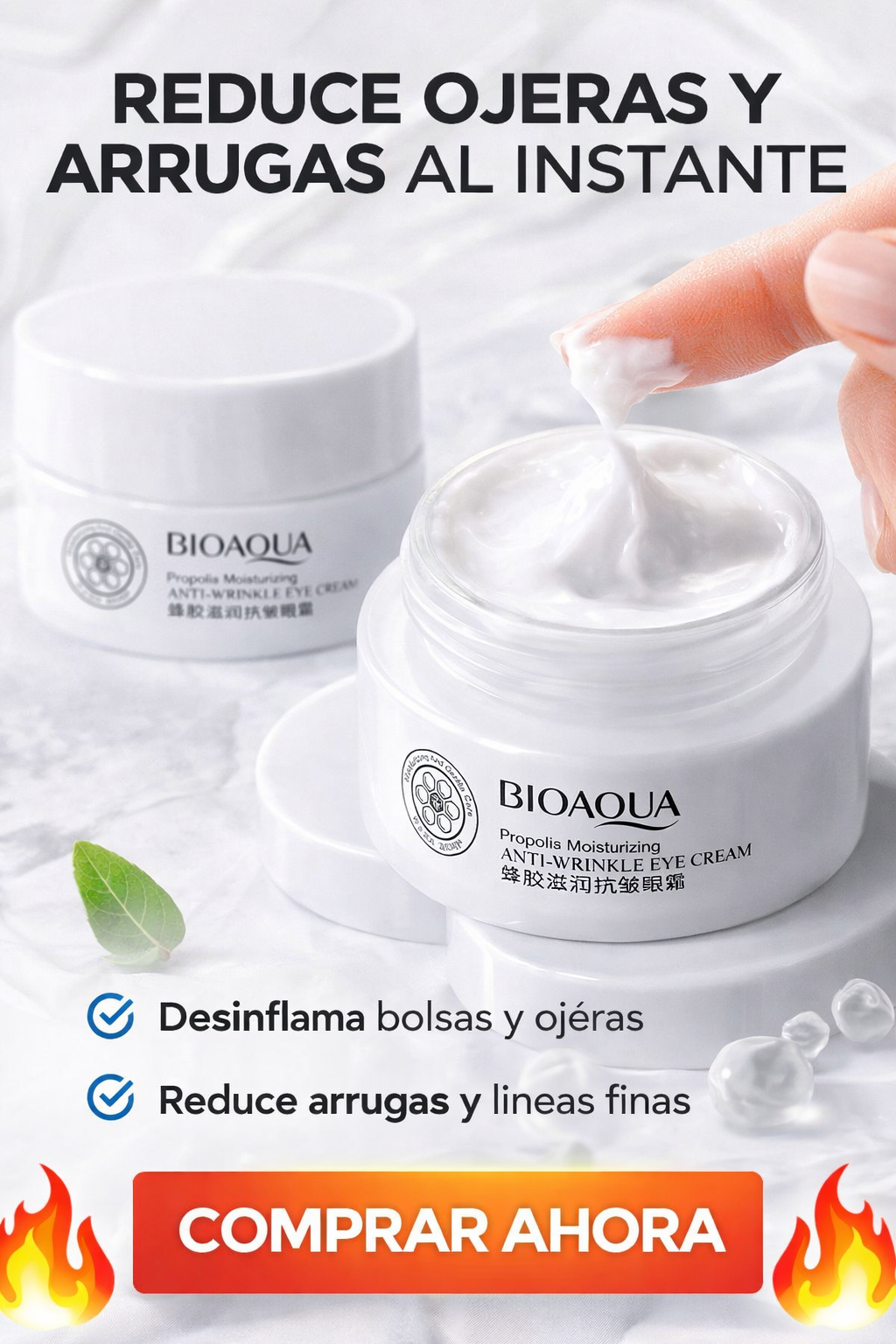 Crema Contorno de Ojos BIOAQUA Propolis – Hidratación y Antiarrugas