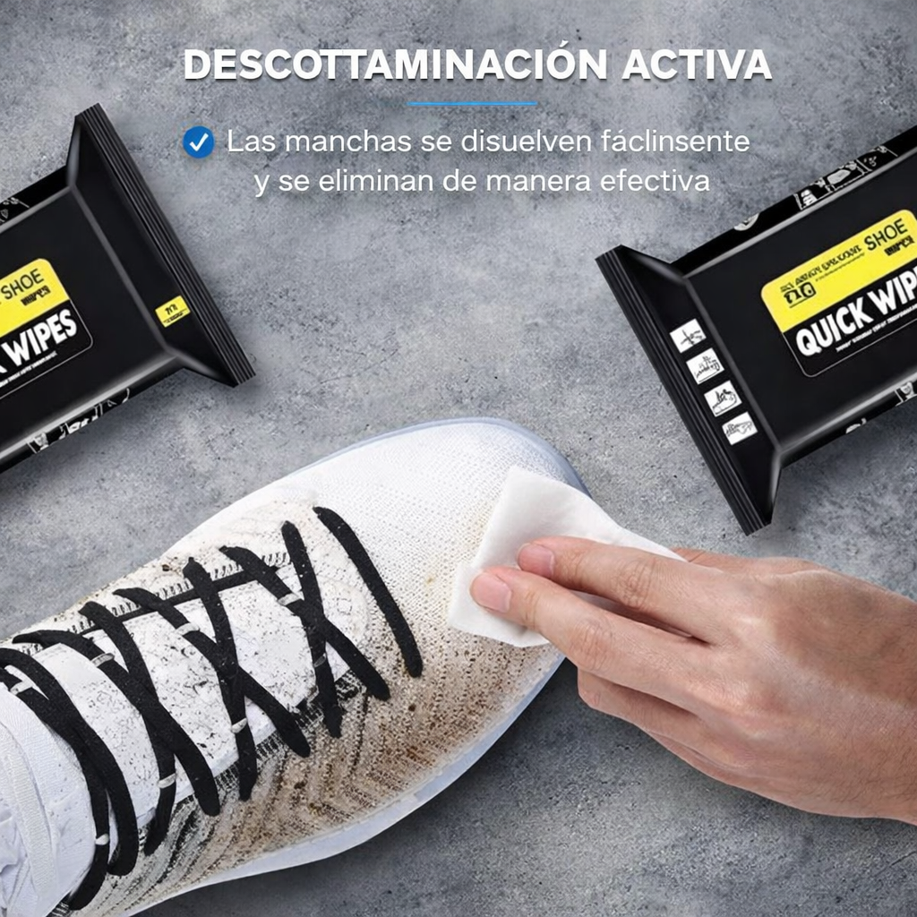 TOALLITAS LIMPIADORA ZAPATOS