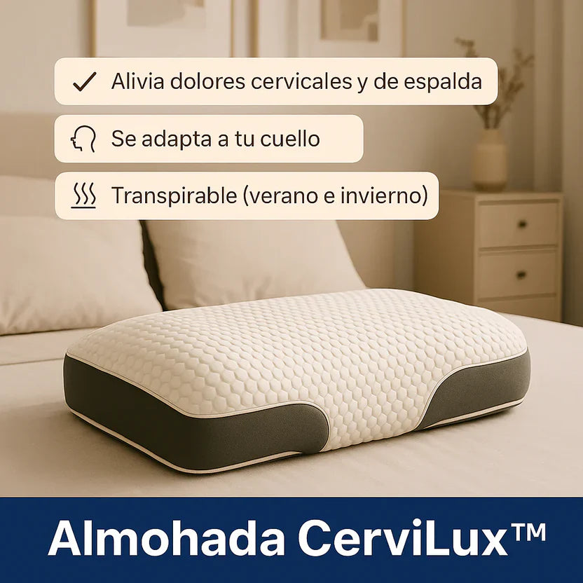 PAGA 1 y LLEVASE 4 - Almohada CerviLux™  Redescubre el placer de despertar sin dolores