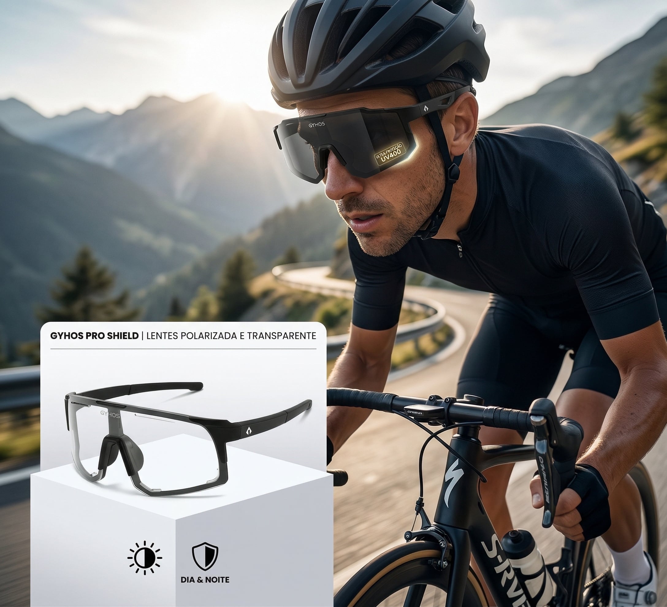Gafas Ciclismo Protección Uv400